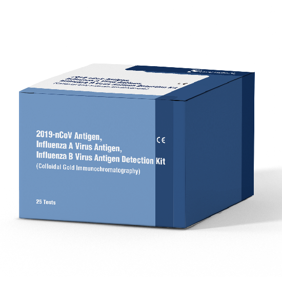 3-in-1 (Covid-19, Flu A, Flu B) Antigen Detection Kit